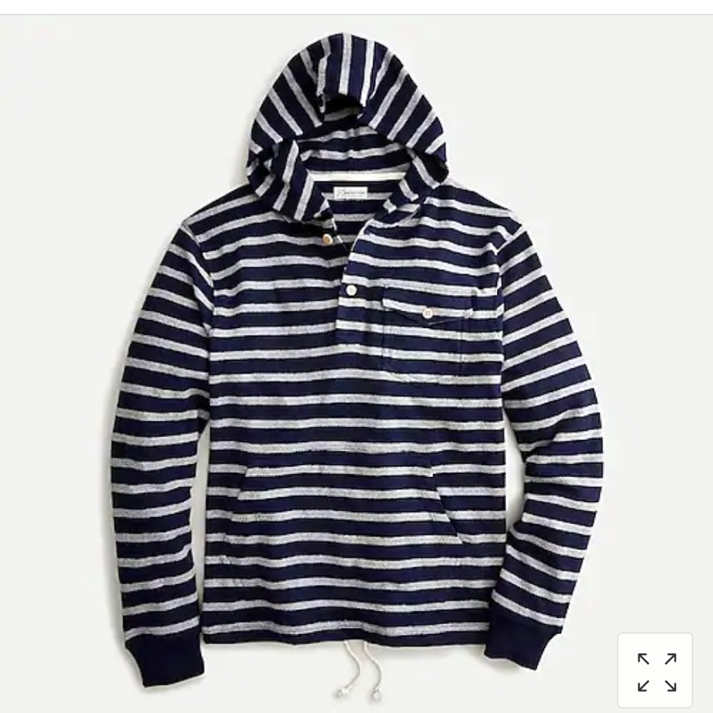 JCrew henley hoodie